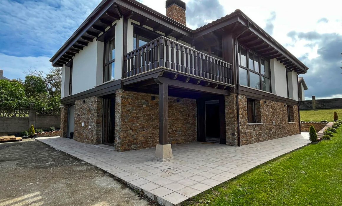 Proyecto de reforma de vivienda unifamiliar, por Dolmen Arquitectos en Somió, Gijón.