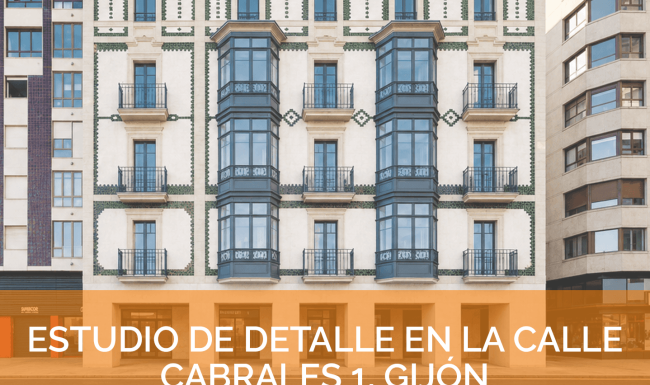 Edificio catalogado rehabilitado y ampliado en calle Cabrales 1 Gijón