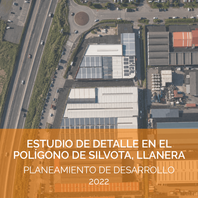 Manzana industrial ordenada por el Estudio de Detalle en el polígono de Silvota (Llanera)