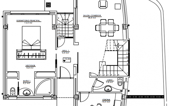 planos-proyecto-residencial-castiello-gijon-arquitectos