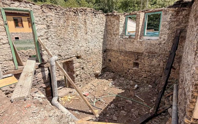 proceso reforma integral Somiedo Dolmen Arquitectos