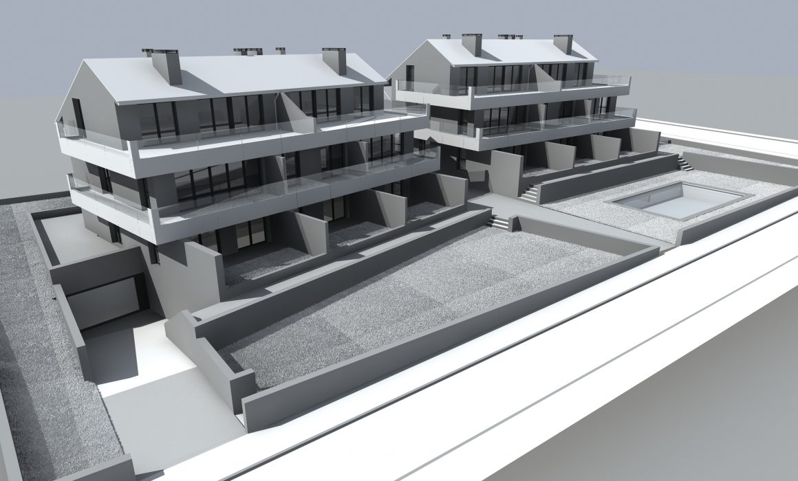 proyecto digital edificio viviendas Cantabria Dolmen arquitectos