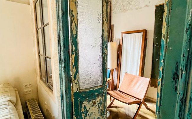 puertas envejecidas reforma piso Gijón