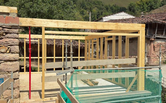 recrecido madera vivienda Somiedo by Dolmen Arquitectos