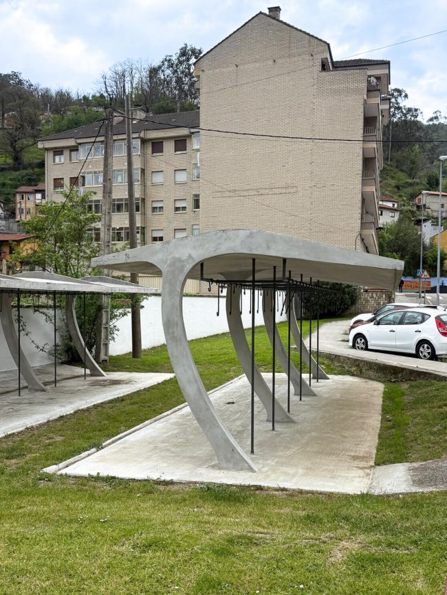 Rehabilitacion cobertizo bicis mineros, Dolmen Arquitectos
