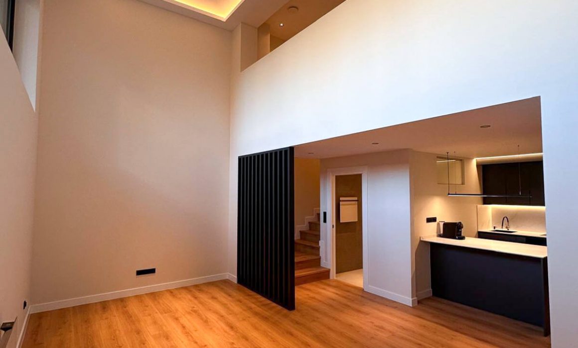 salon comedor cocina local vivienda Avilés_dolmen arquitectos