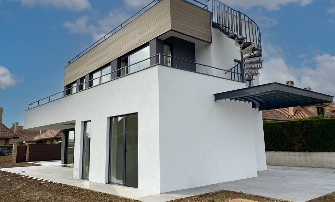 vivienda Somió escalera incencdios byDolmen