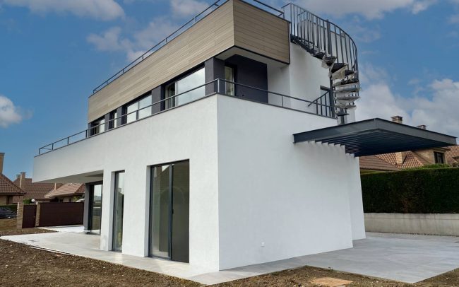 vivienda Somió escalera incencdios byDolmen