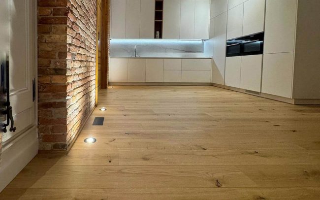 vivienda reformada cocina salon by Dolmen