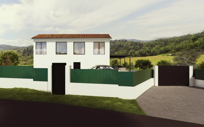 vivienda unifamiliar Cudillero_fachada norte